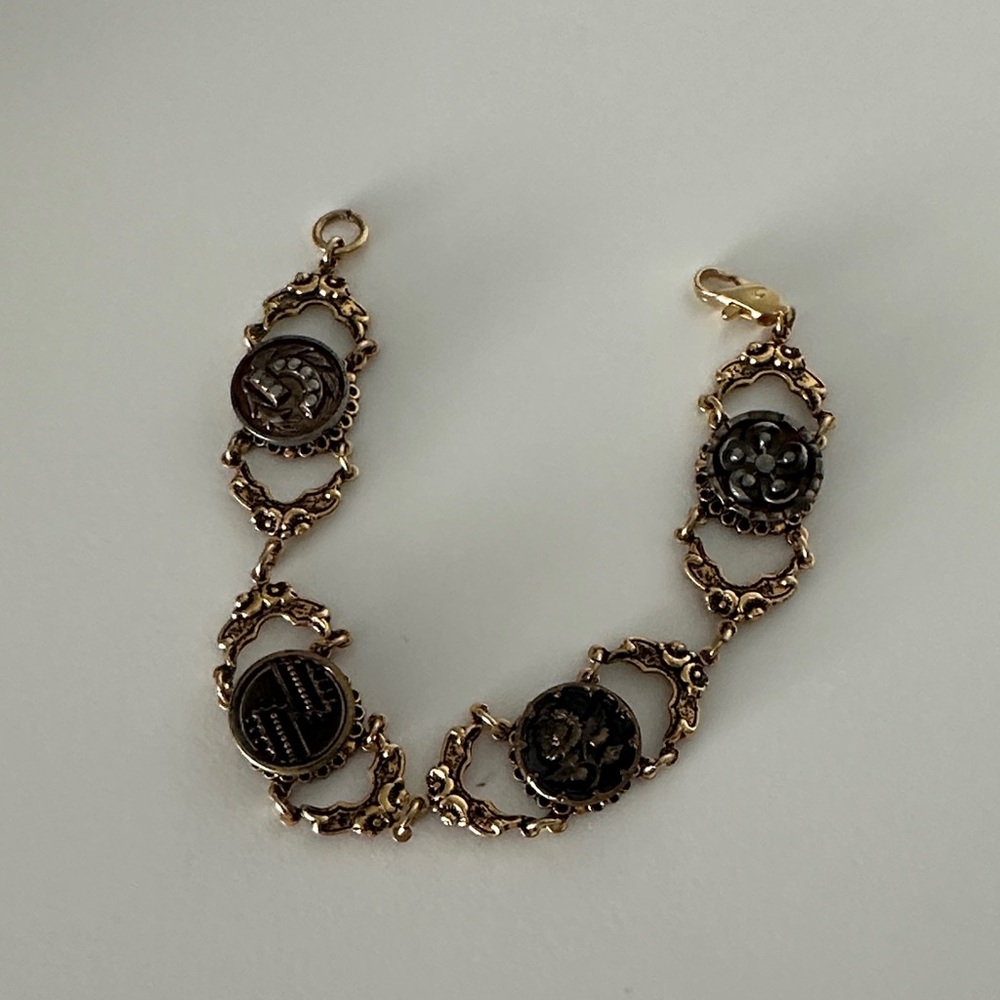 Vintage Button Bracelet